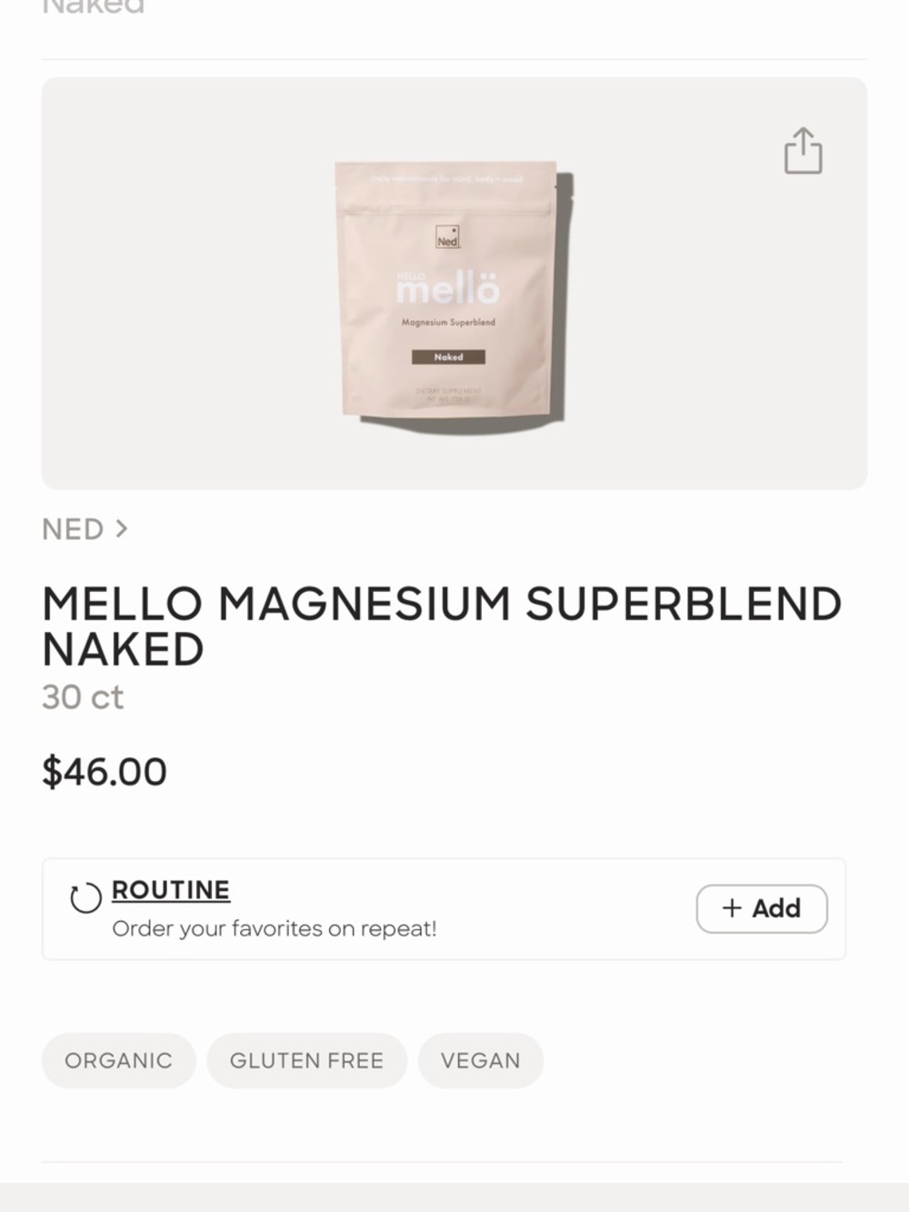 mellō Magnesium Superblend Calm Days Supplement - In Box 30 packets - Picture 5 of 5